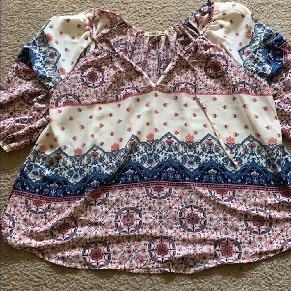 Cold shoulder blouse